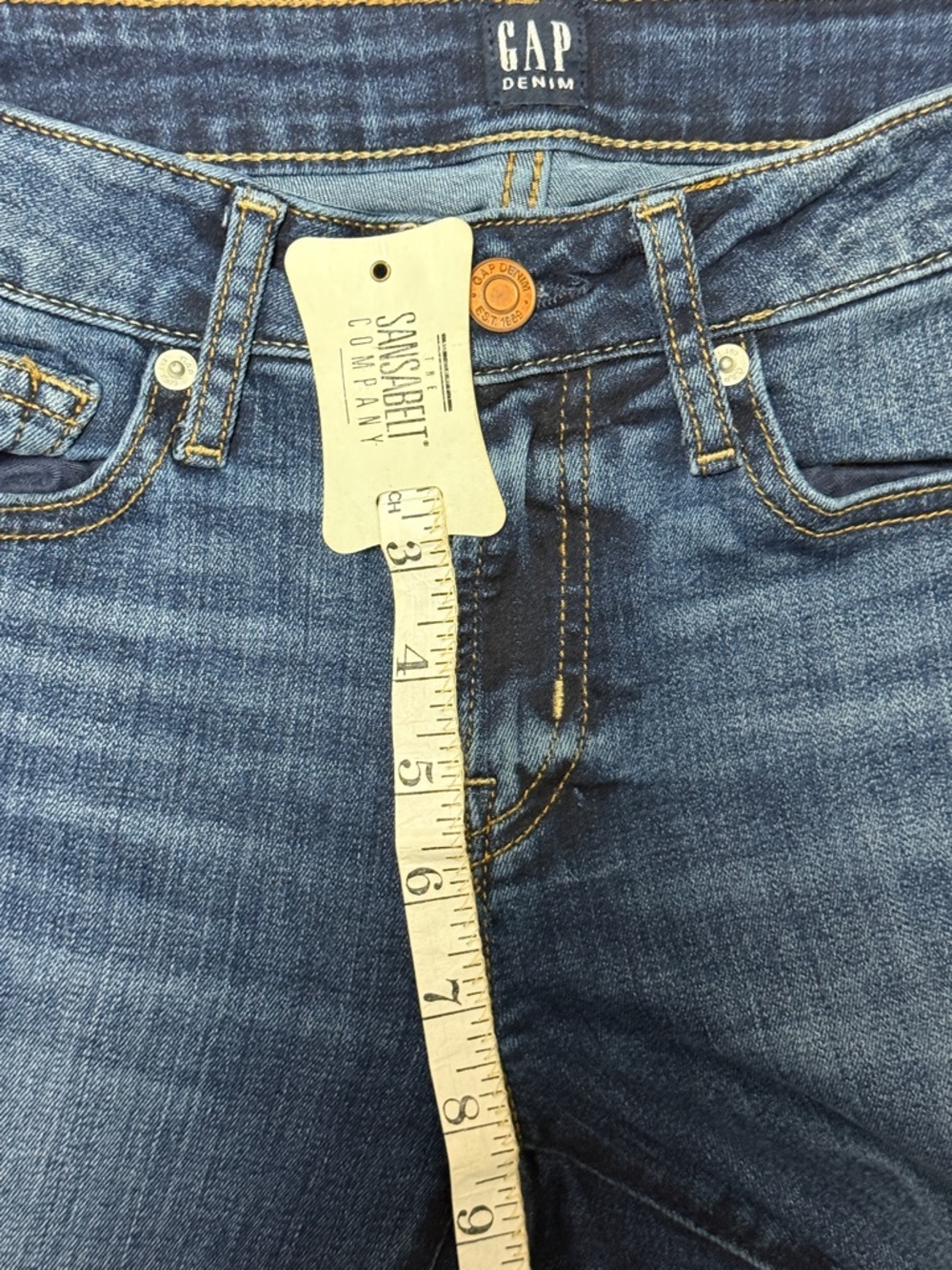 GAP Women's Denim Blue Curvy True Skinny Jeans - 26 - Picture 7 of 7